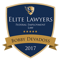 Elite Lawyers | Federal Employment Law Five stars | Bobby Devadoss | 2017