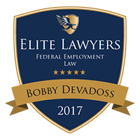 Elite Lawyers | Federal Employment Law Five stars | Bobby Devadoss | 2017
